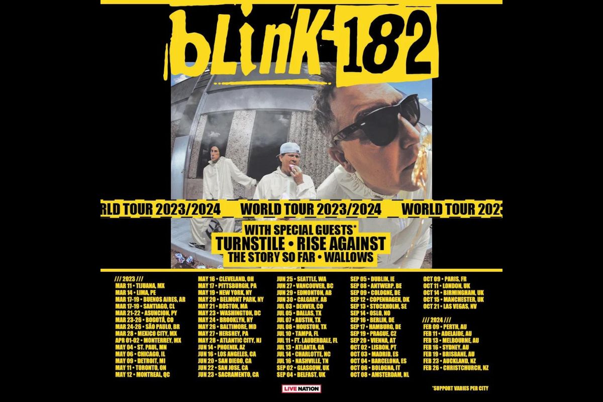 Blink 182 il 6 ottobre 2023 a Bologna con Busforfun!